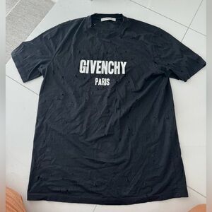 Givenchy Distressed Branded T-Shirt